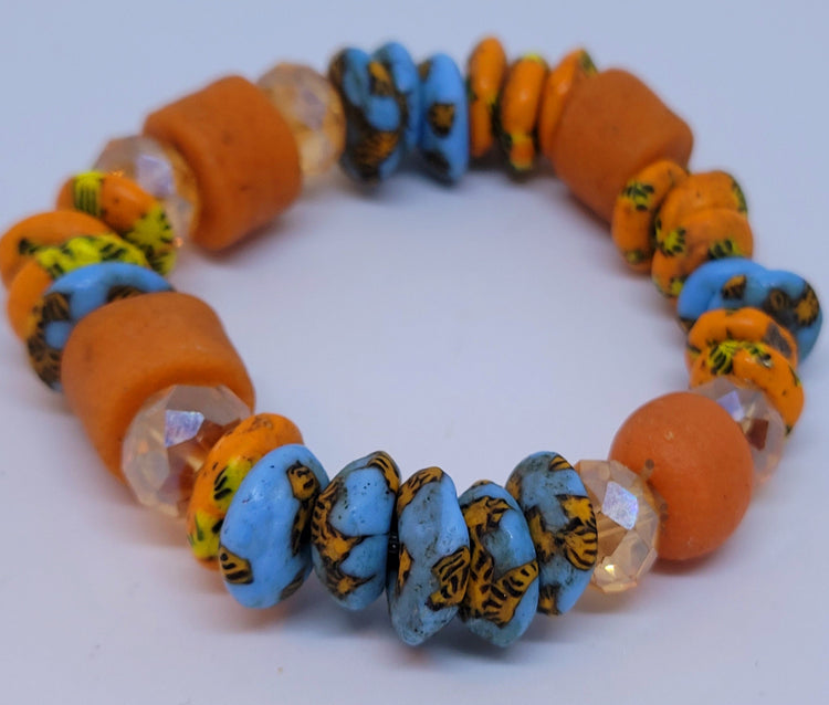 Ghanaian Glass Bead Bracelets