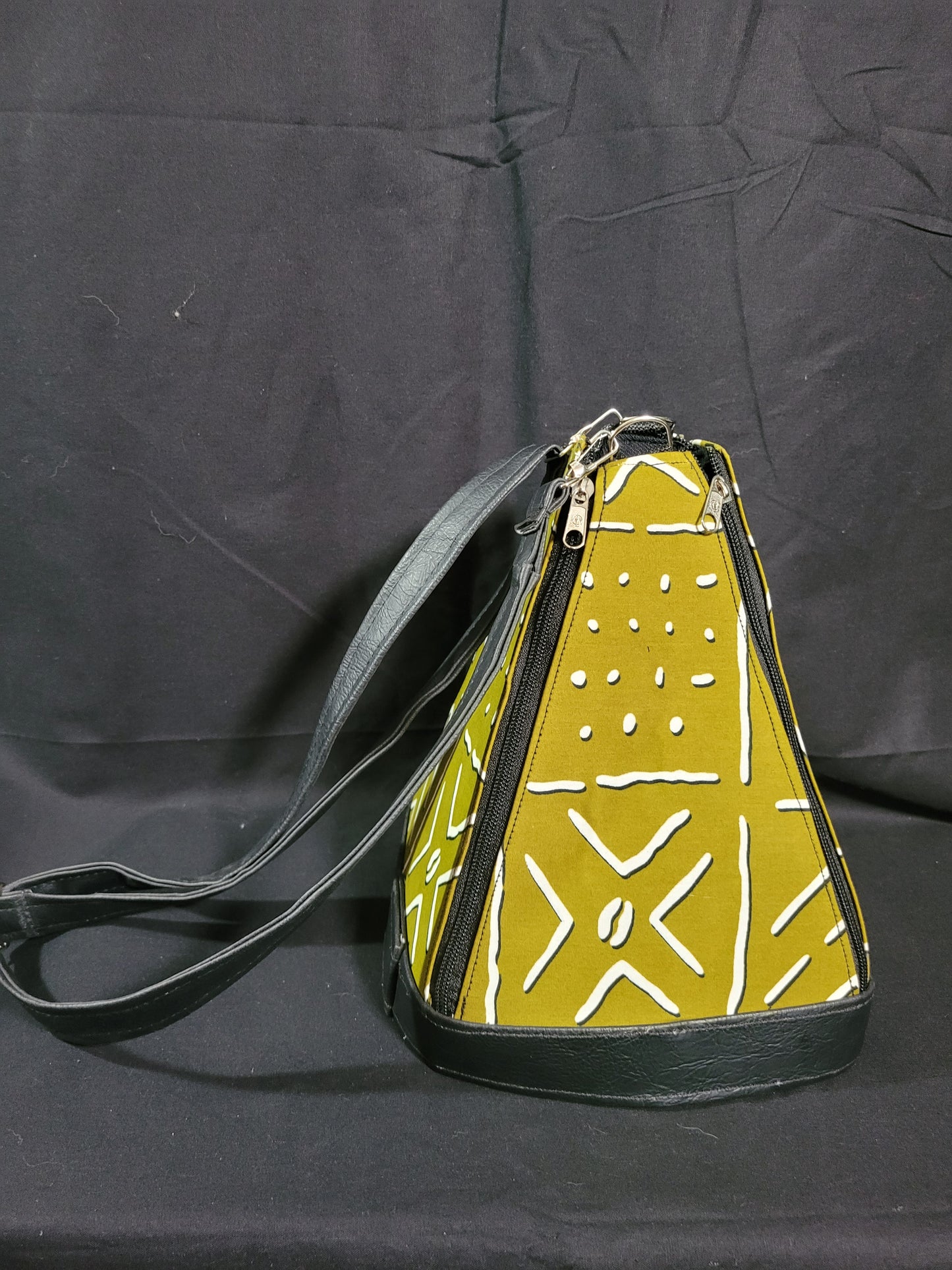 Ankara Pyramid Handbag