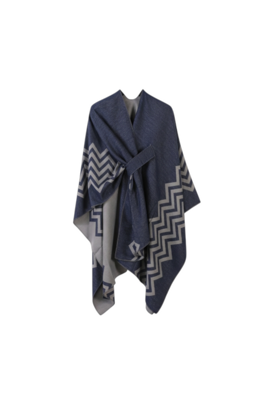 Chevron Poncho
