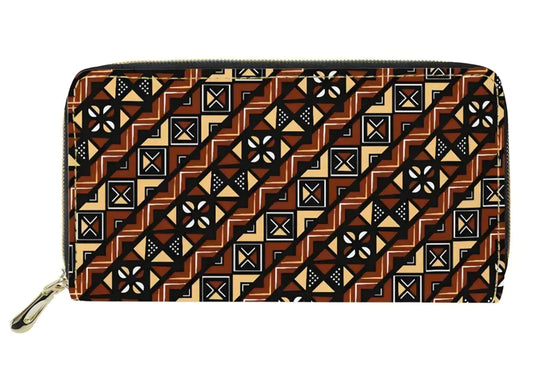 Vinyl Ankara Print Wallet – Bold, Functional & Limited Edition