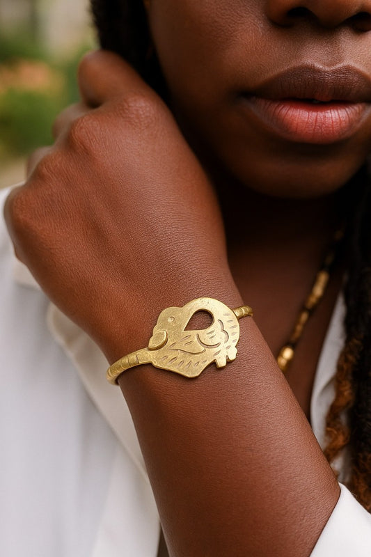 Handcrafted Ghanaian Brass Bracelets – Timeless Heritage, Bold Statements