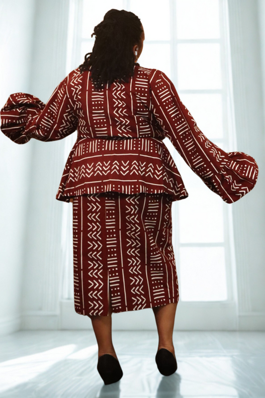 Sankofa Pencil Skirt – Heritage in Motion