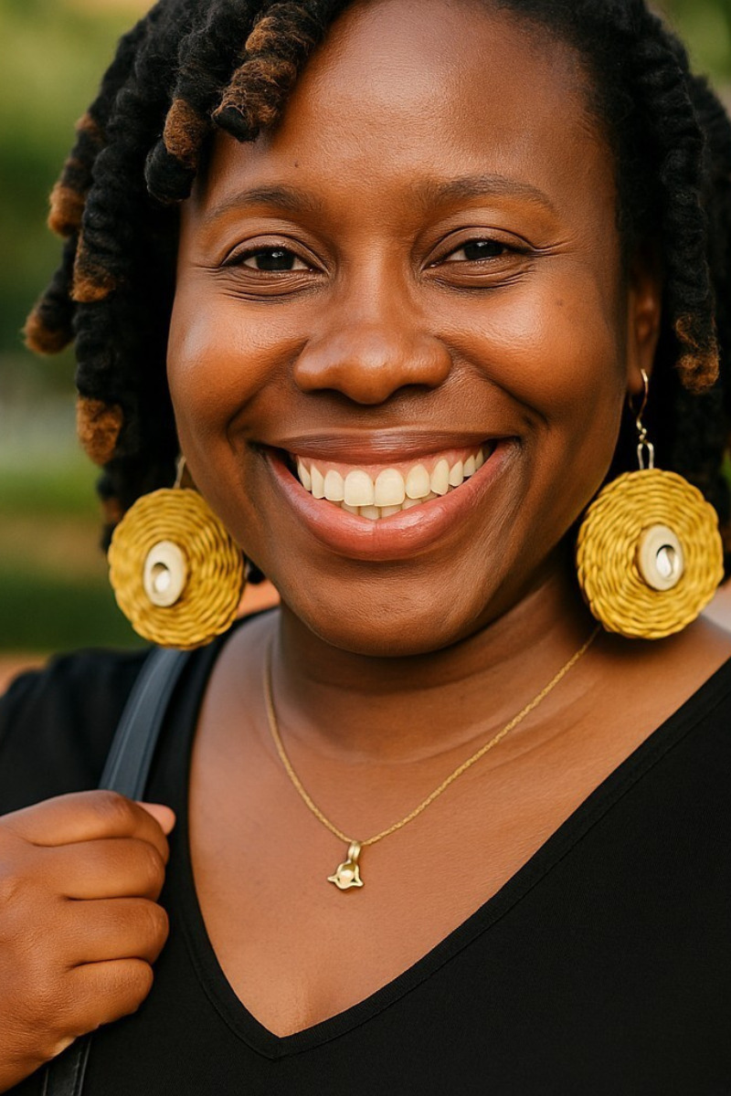 Handwoven Ghanaian Earrings – Bold Color Collection