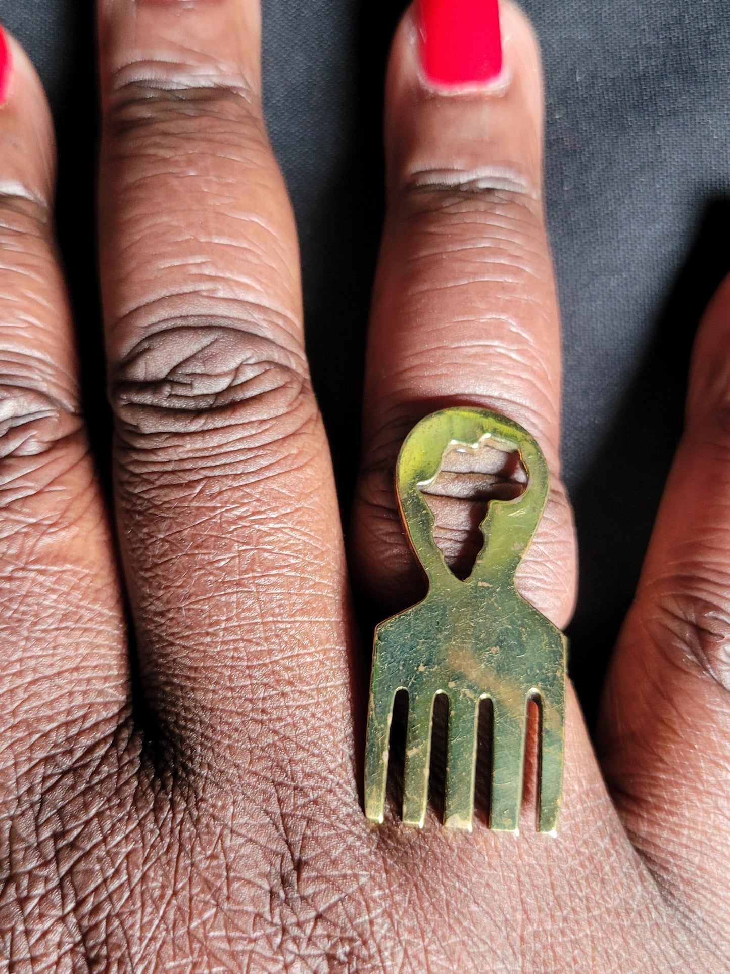 🌿 Adjustable Brass Rings - Handcrafted Elegance from Kenya ✨