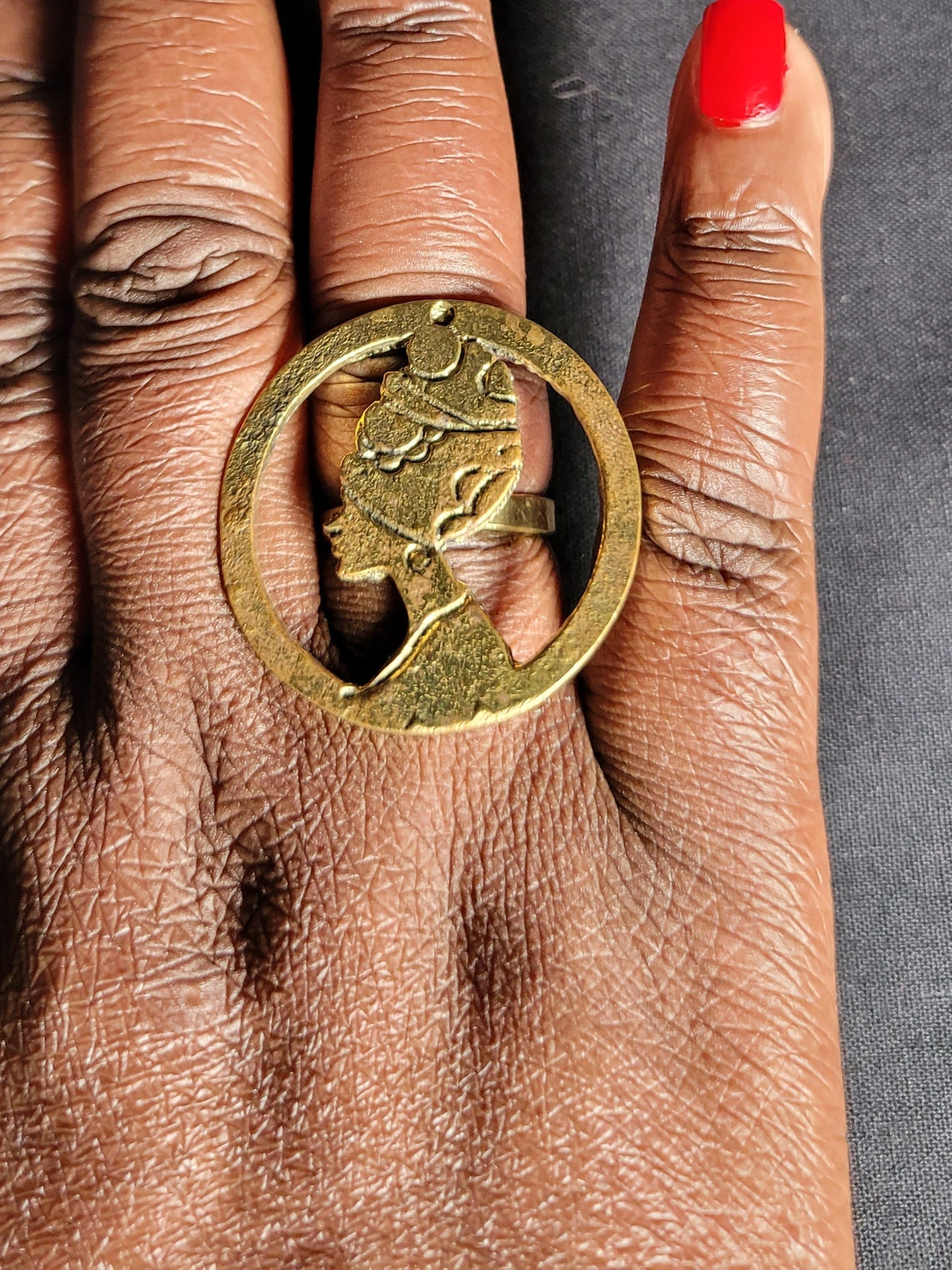 🌿 Adjustable Brass Rings - Handcrafted Elegance from Kenya ✨