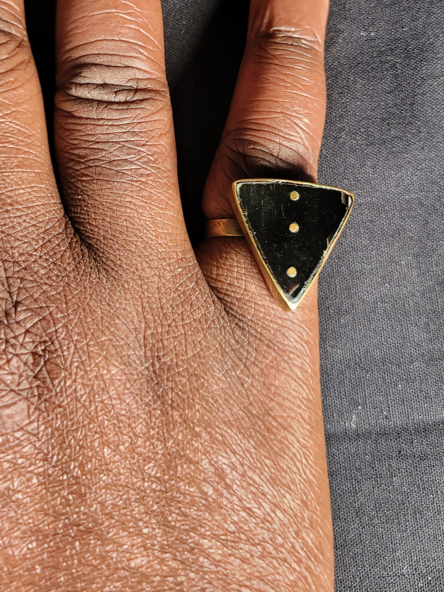 🌿 Adjustable Brass Rings - Handcrafted Elegance from Kenya ✨