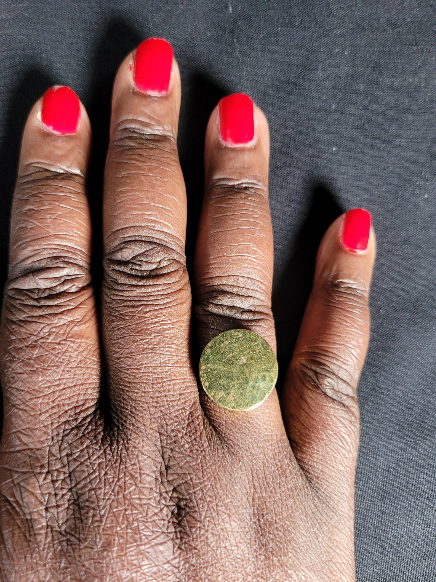 🌿 Adjustable Brass Rings - Handcrafted Elegance from Kenya ✨