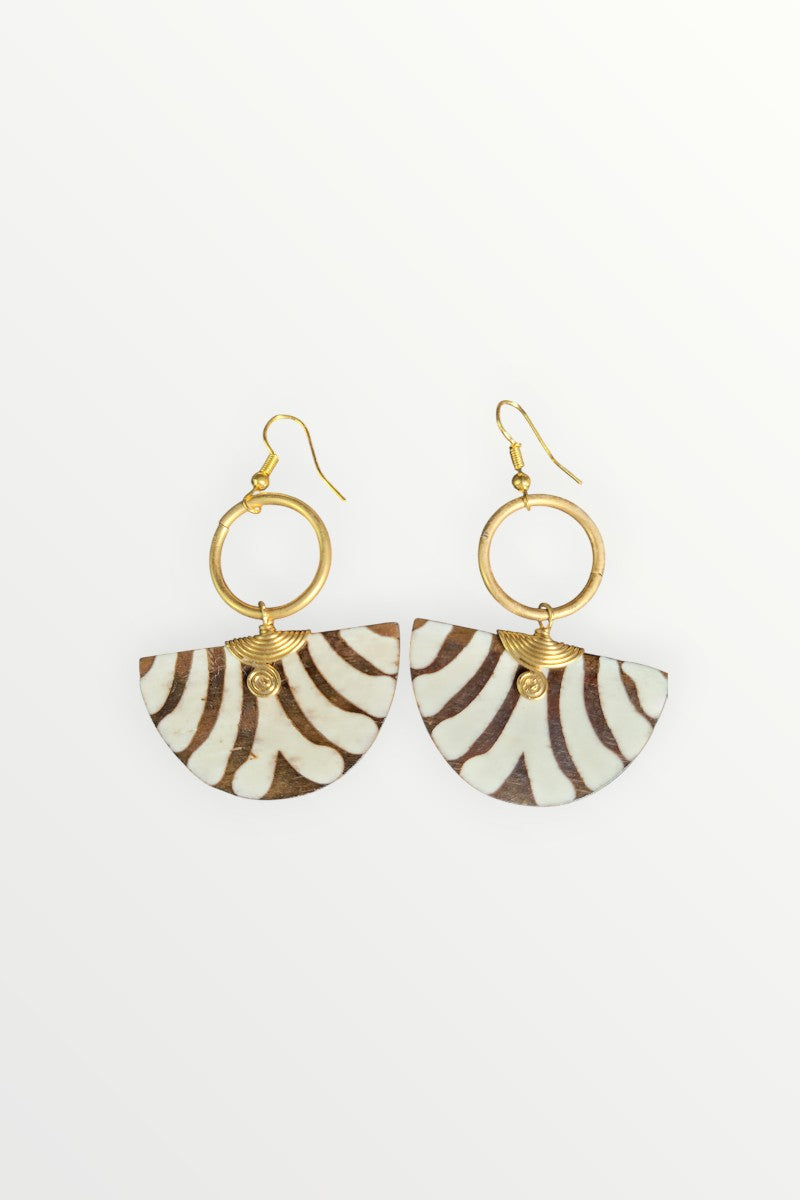 Assorted Bone & Horn Handmade Kenyan Drop Earrings