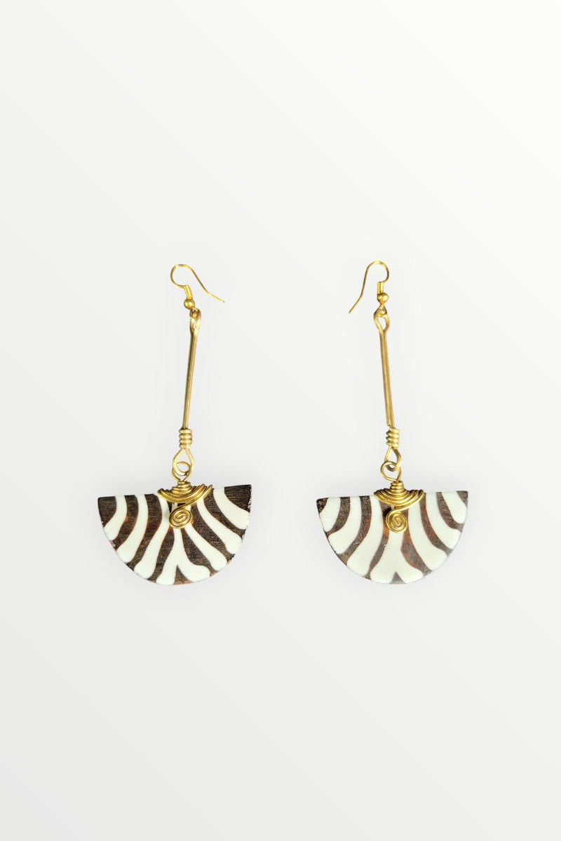 Assorted Bone & Horn Handmade Kenyan Drop Earrings