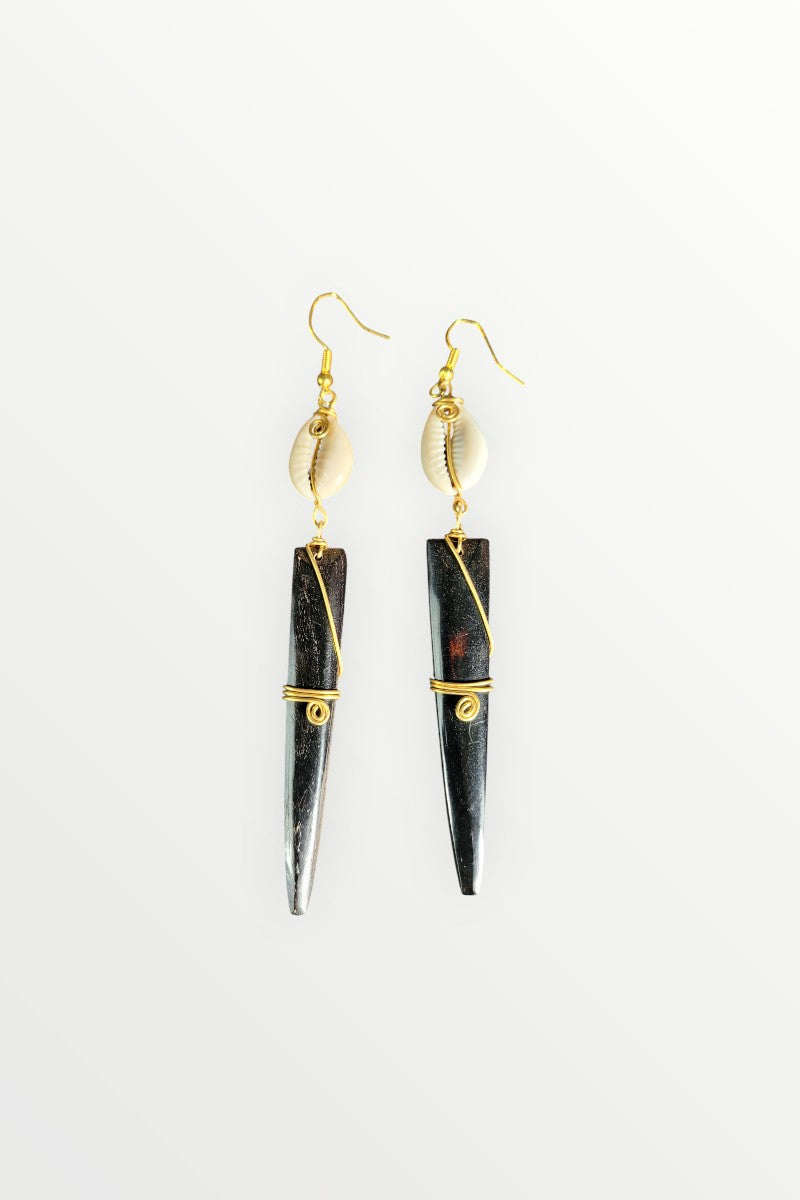 Assorted Bone & Horn Handmade Kenyan Drop Earrings