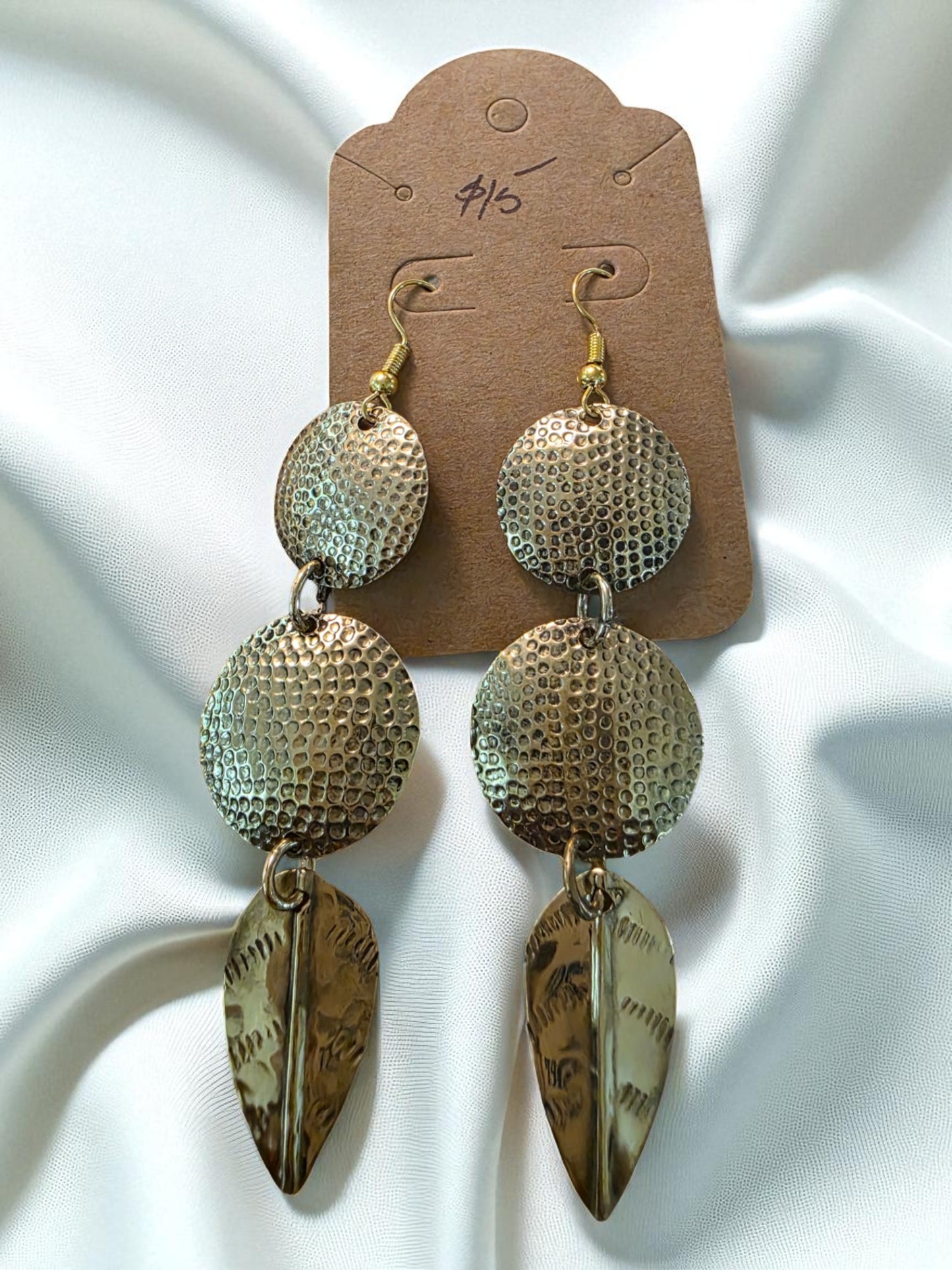 Aluminum and Brass Earrings
