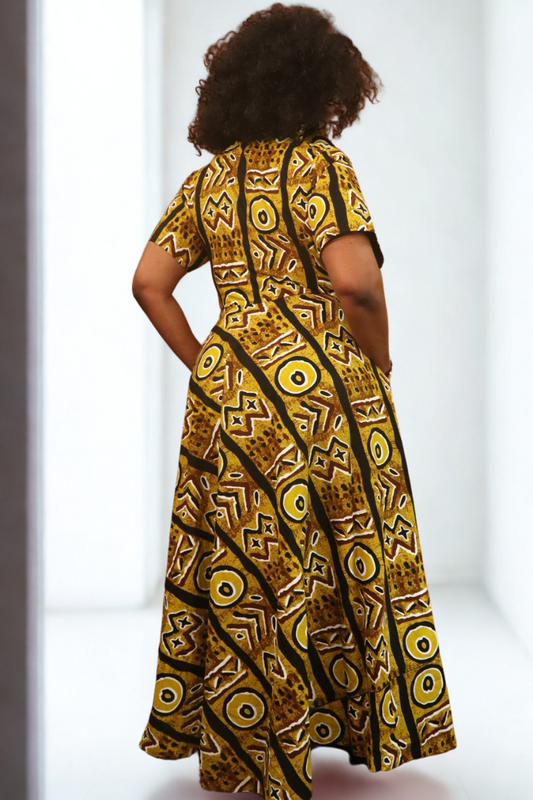 Afia Mud Cloth Duster
