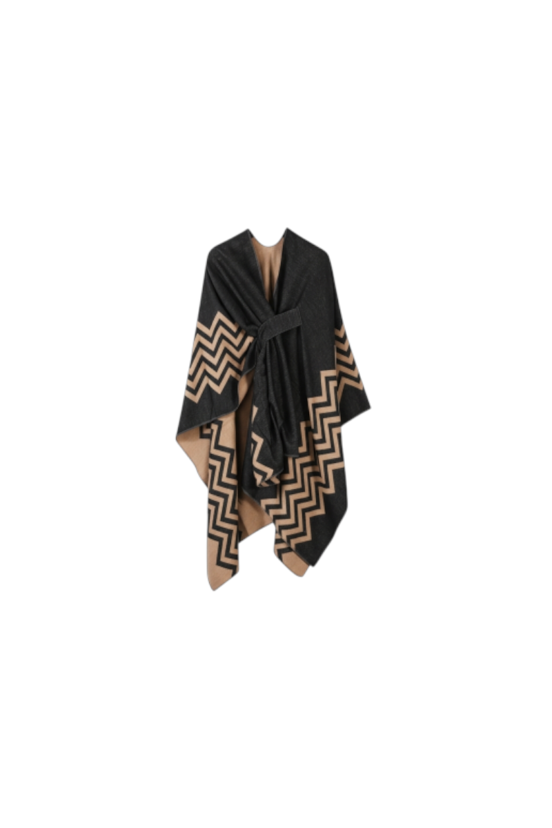Chevron Poncho