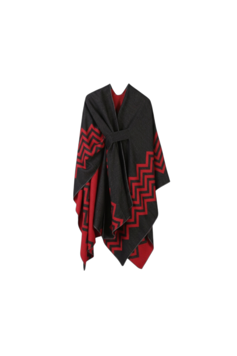 Chevron Poncho