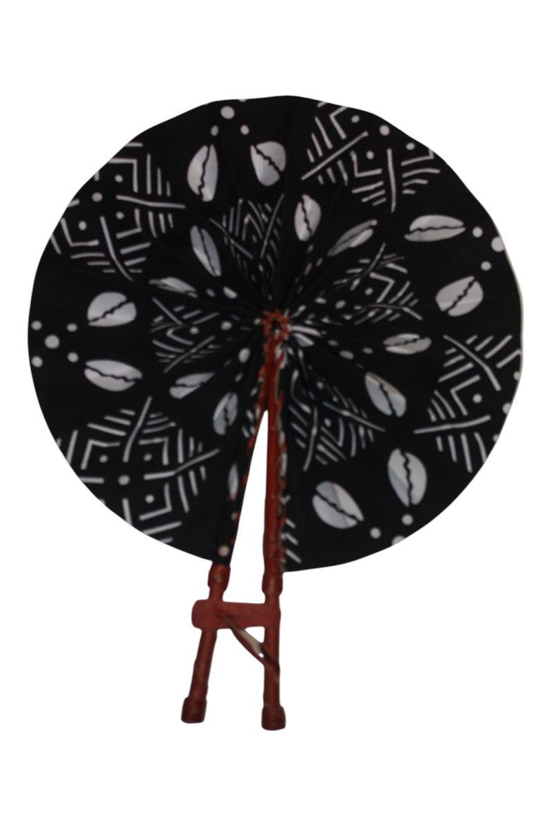 Handmade Ghanaian Ankara Print Fan – Assorted Prints
