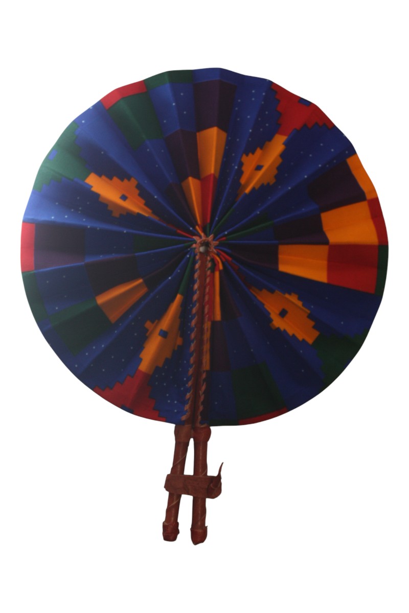 Handmade Ghanaian Ankara Print Fan – Assorted Prints