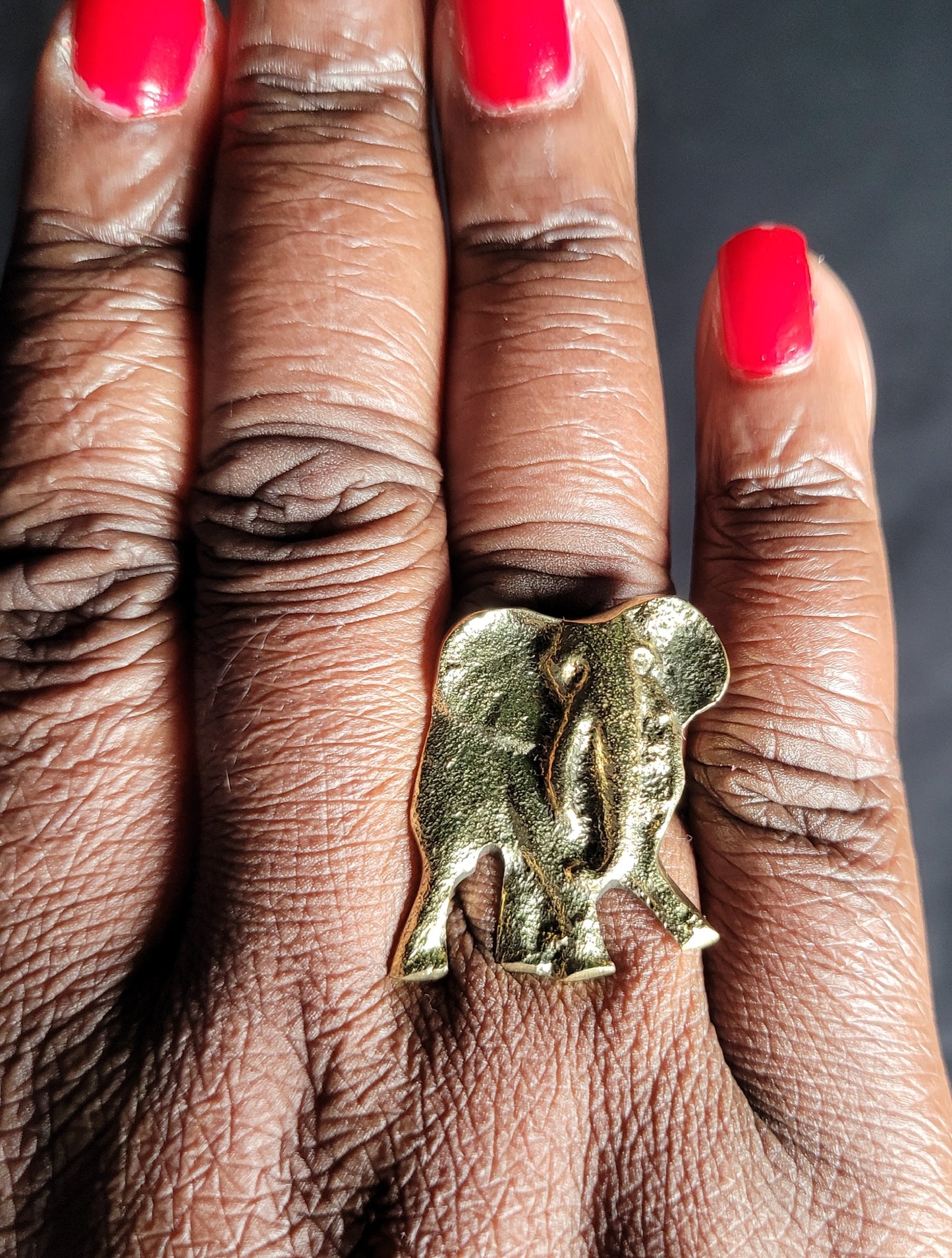 🌿 Adjustable Brass Rings - Handcrafted Elegance from Kenya ✨