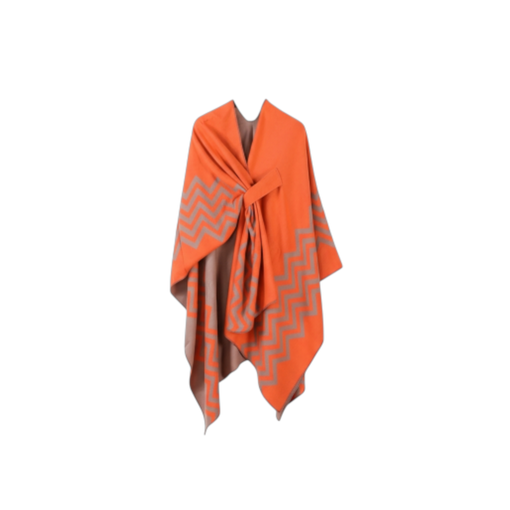 Chevron Poncho