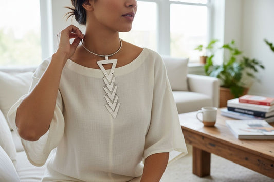 Kenyan Aluminum Statement Necklaces