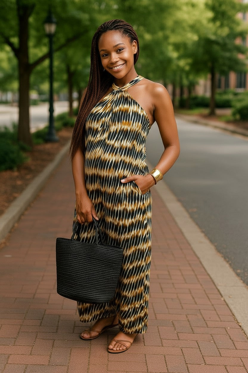 Golden Sunrise Halter Jumper