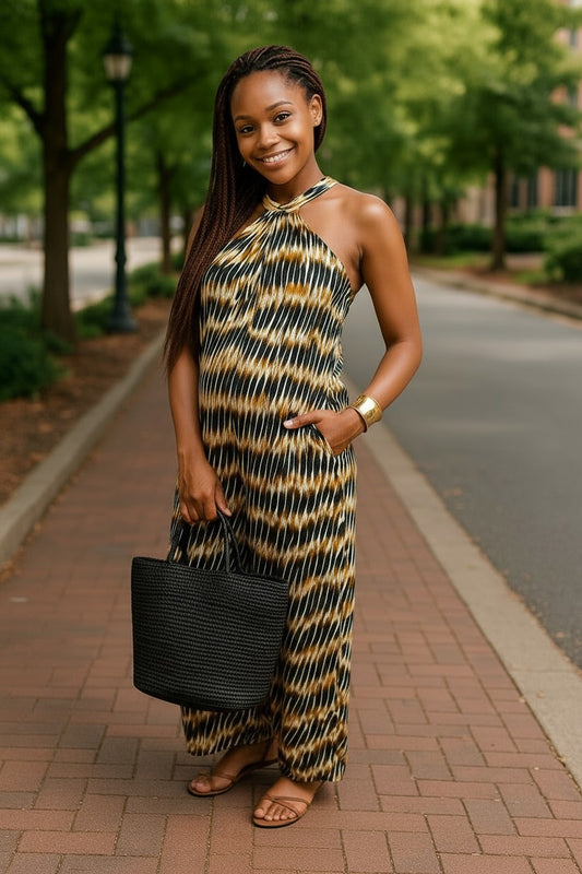 Golden Sunrise Halter Jumper