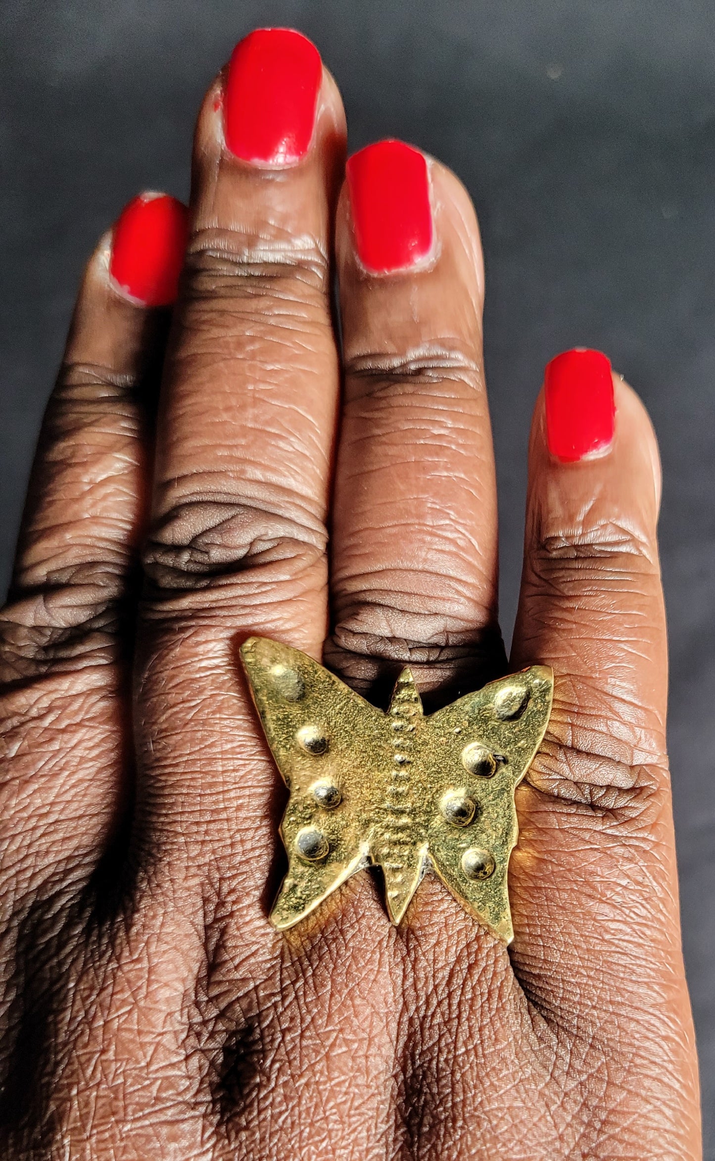 🌿 Adjustable Brass Rings - Handcrafted Elegance from Kenya ✨