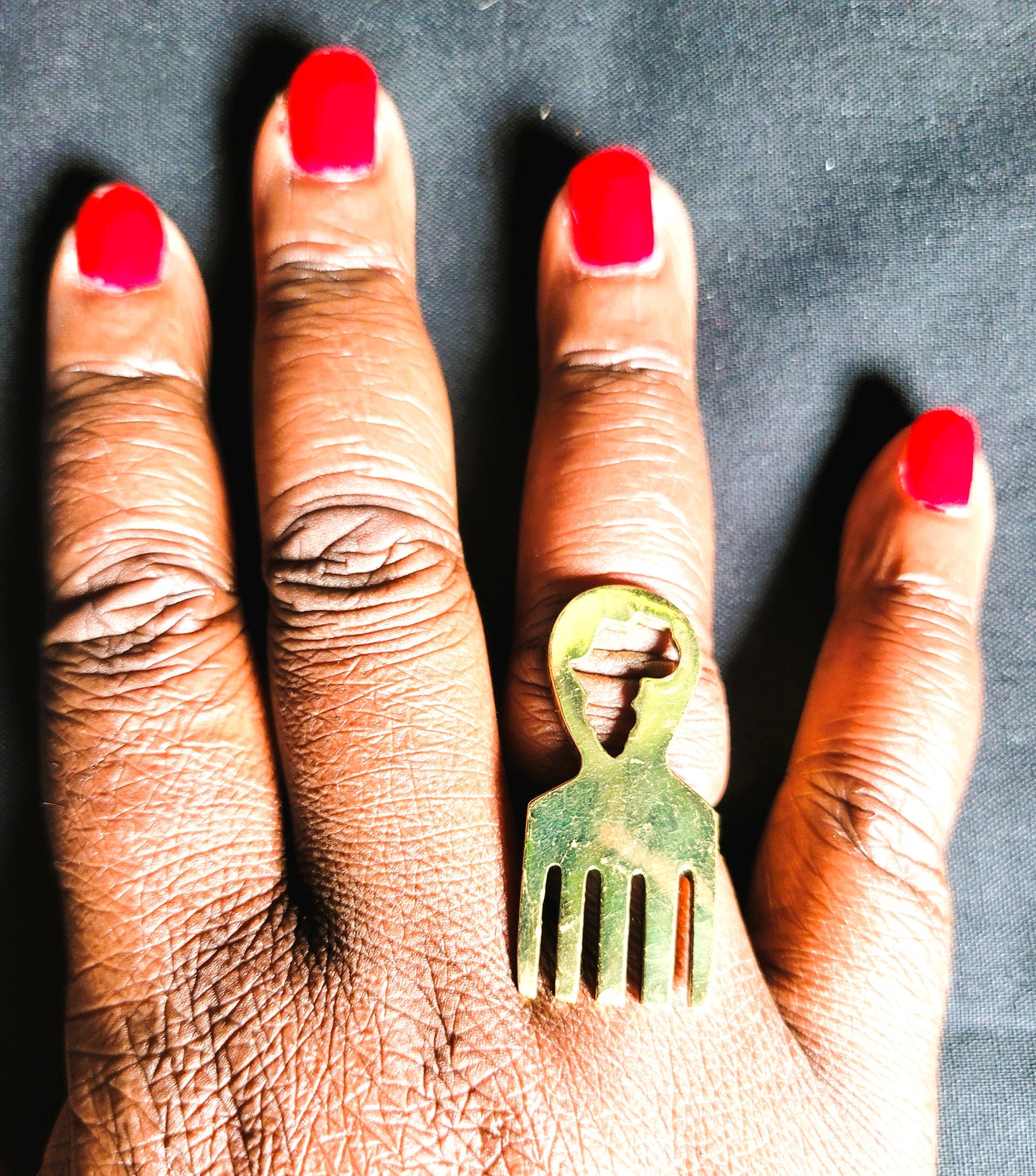 🌿 Adjustable Brass Rings - Handcrafted Elegance from Kenya ✨