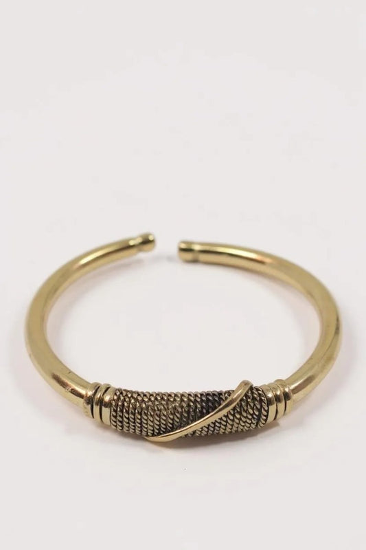 Handcrafted Unisex Brass Bracelet – Made in Nairobi, Kenya