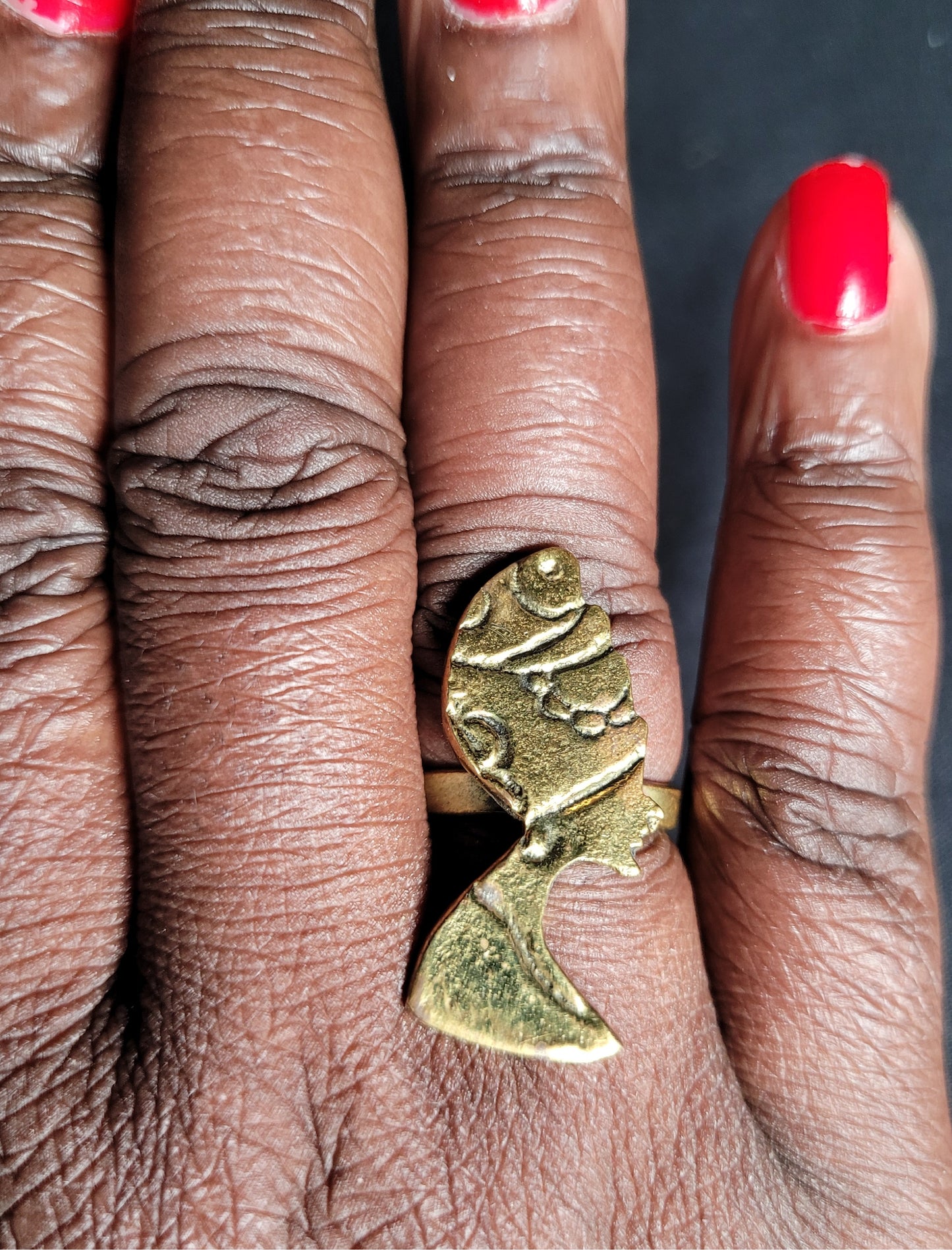 🌿 Adjustable Brass Rings - Handcrafted Elegance from Kenya ✨