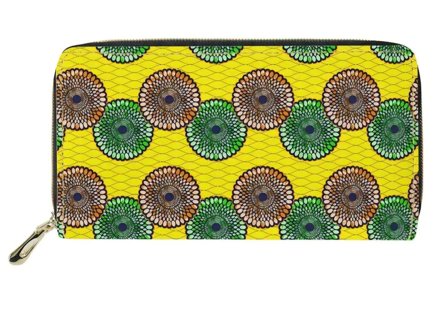 Vinyl Ankara Print Wallet – Bold, Functional & Limited Edition