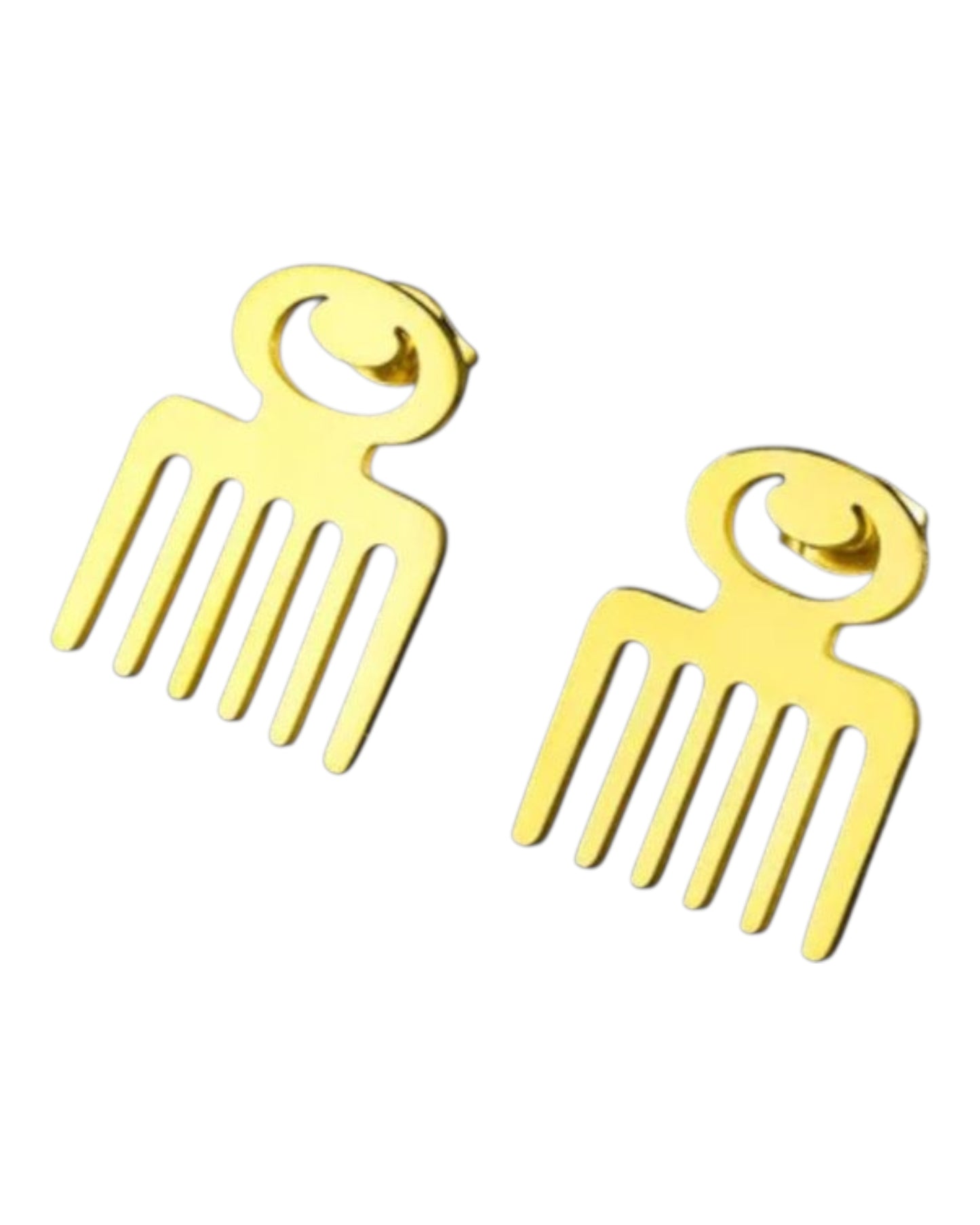 Adinkra Symbol Post Earrings