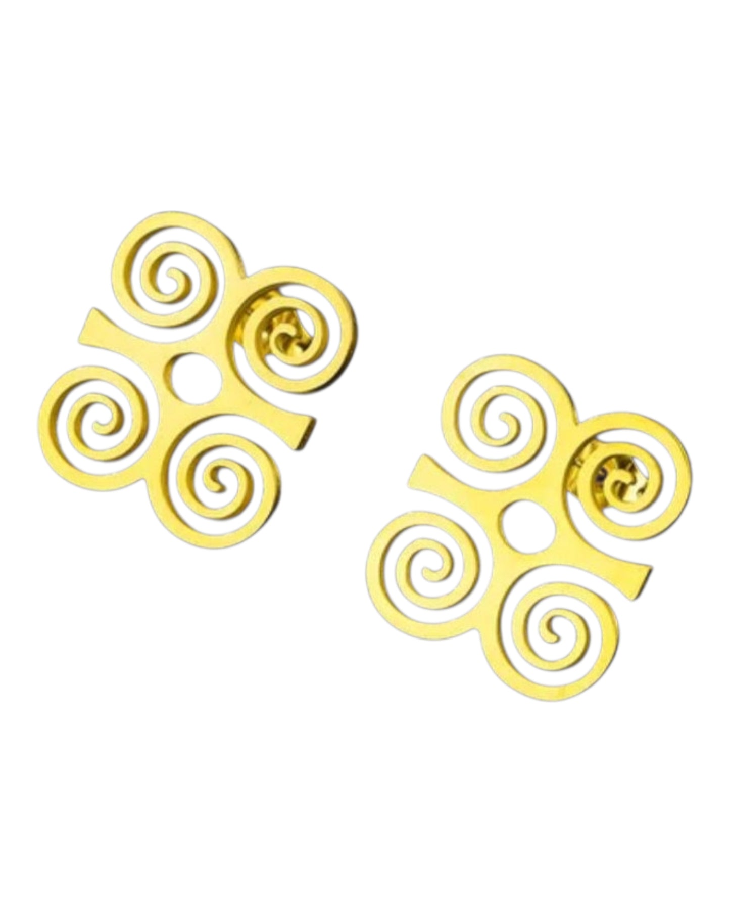 Adinkra Symbol Post Earrings