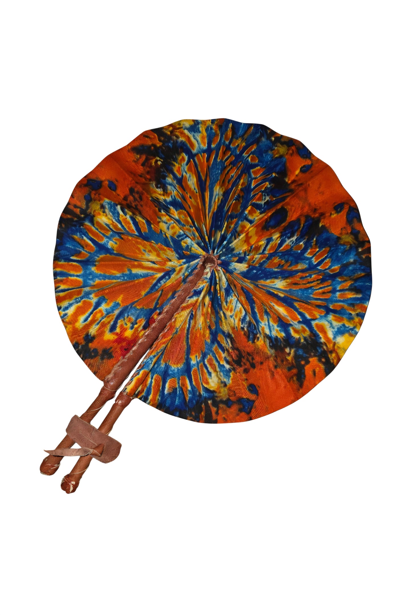 Handmade Ghanaian Ankara Print Fan – Assorted Prints
