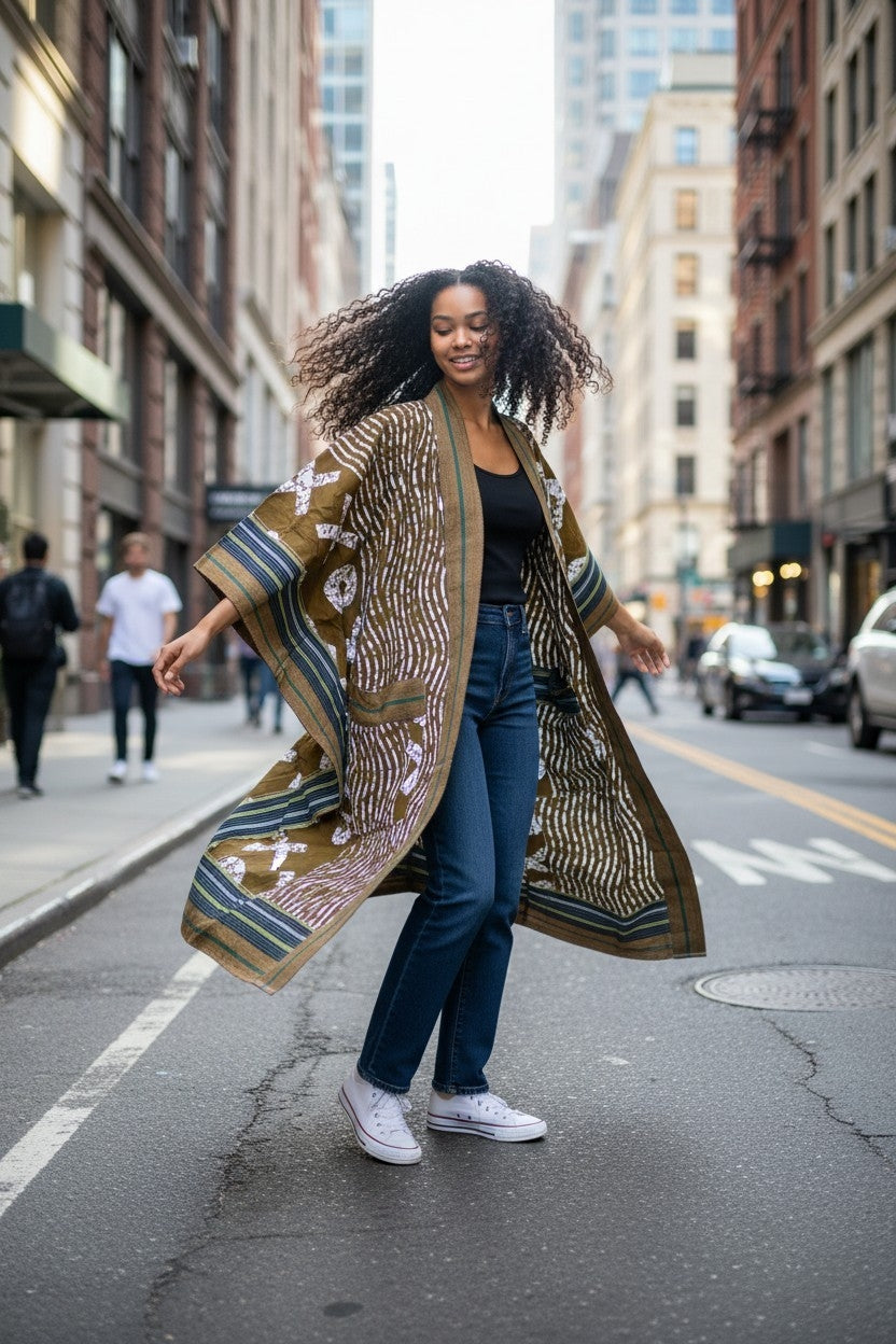 The Prestige Weave Kimono Collection