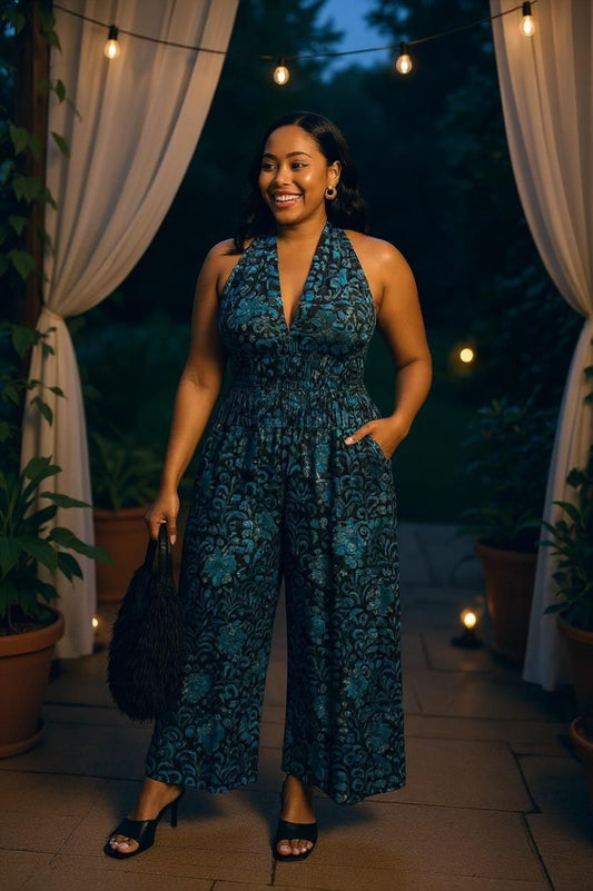 Midnight Bloom Infinity Jumper